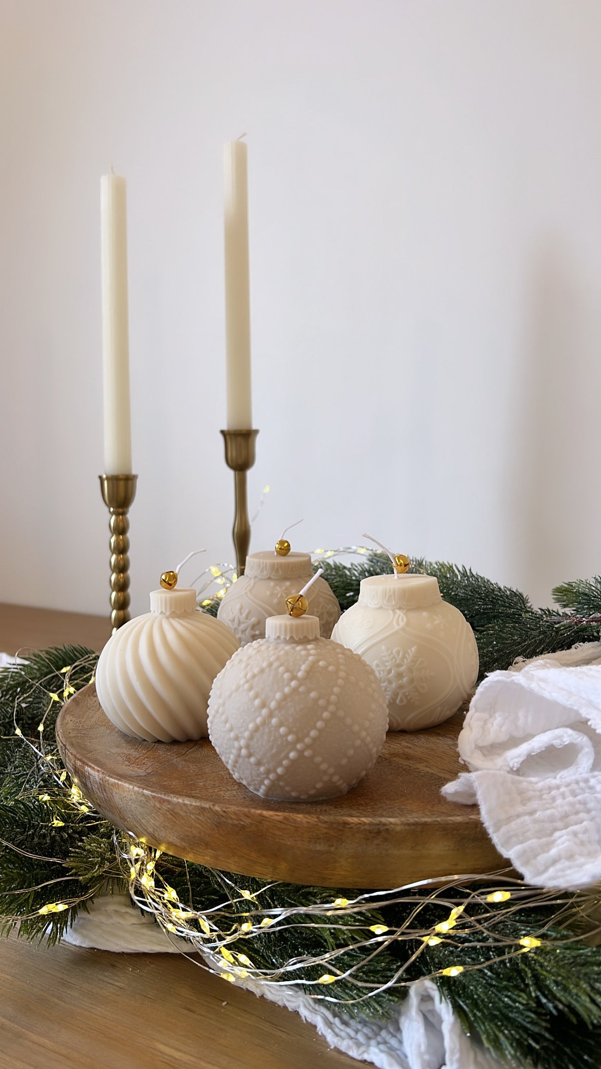 Vela De Bola De Navidad