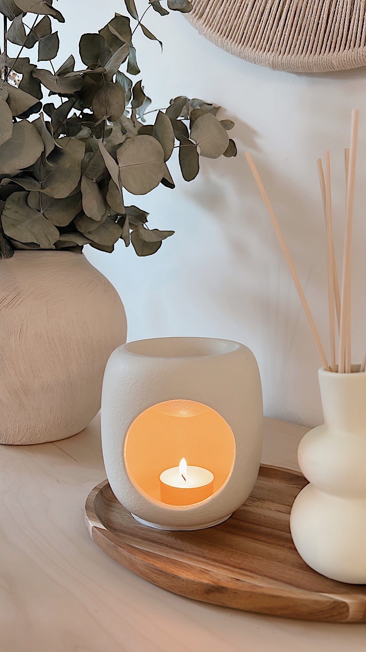 Quemador de incienso de concha