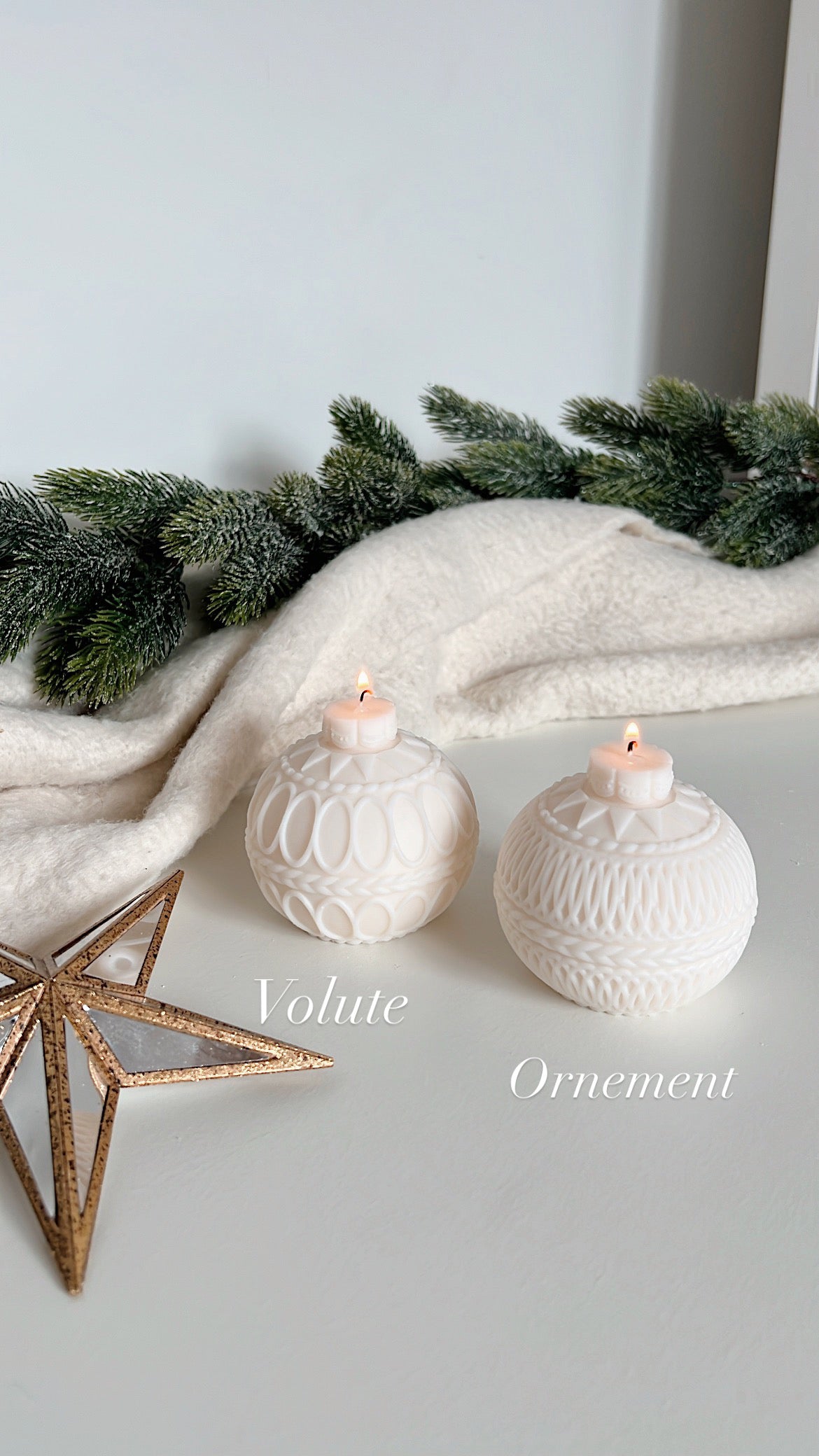 Vela De Bola De Navidad