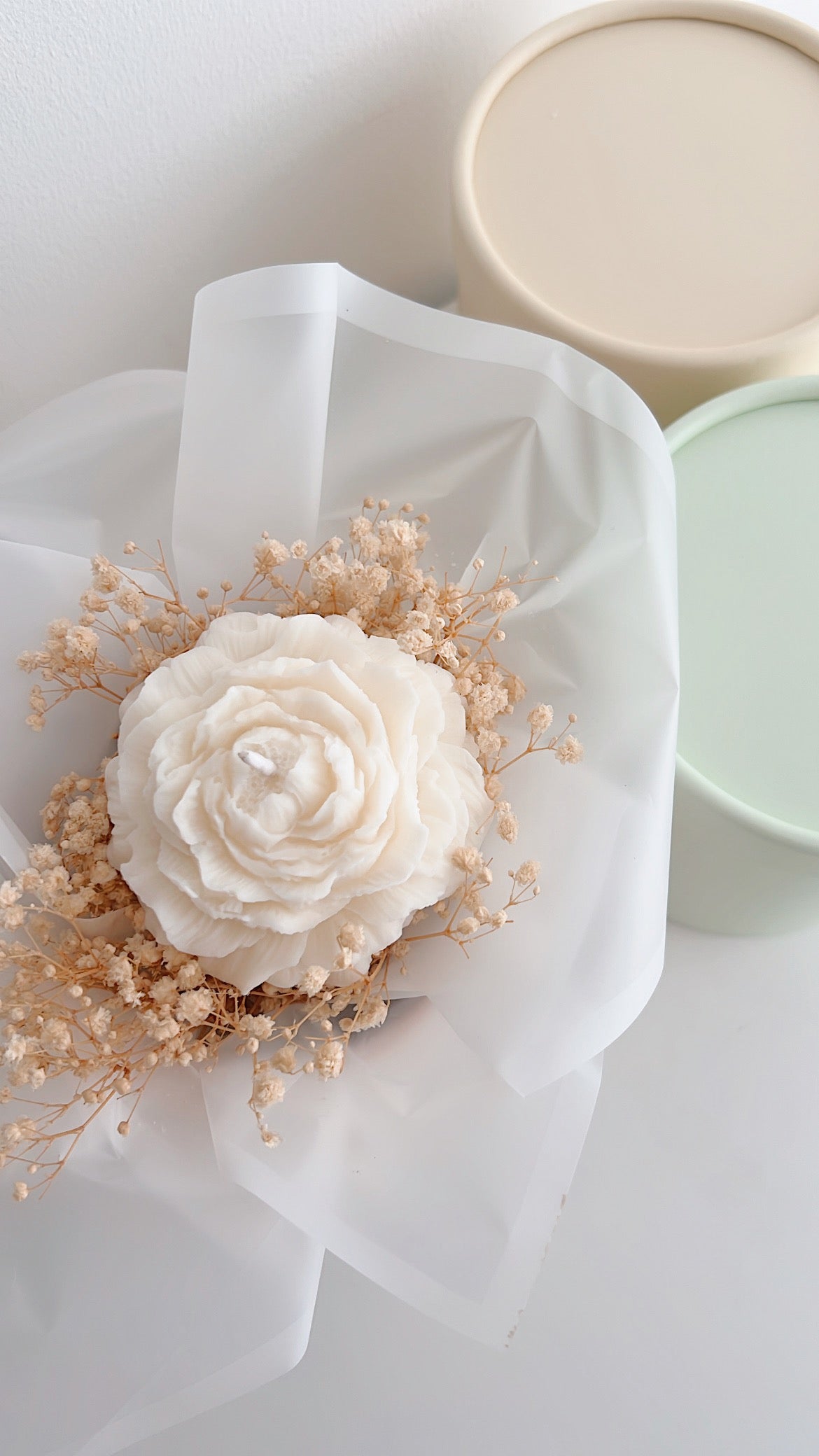 Bouquet Parfumé - Fleurs de cire (Tulipes)