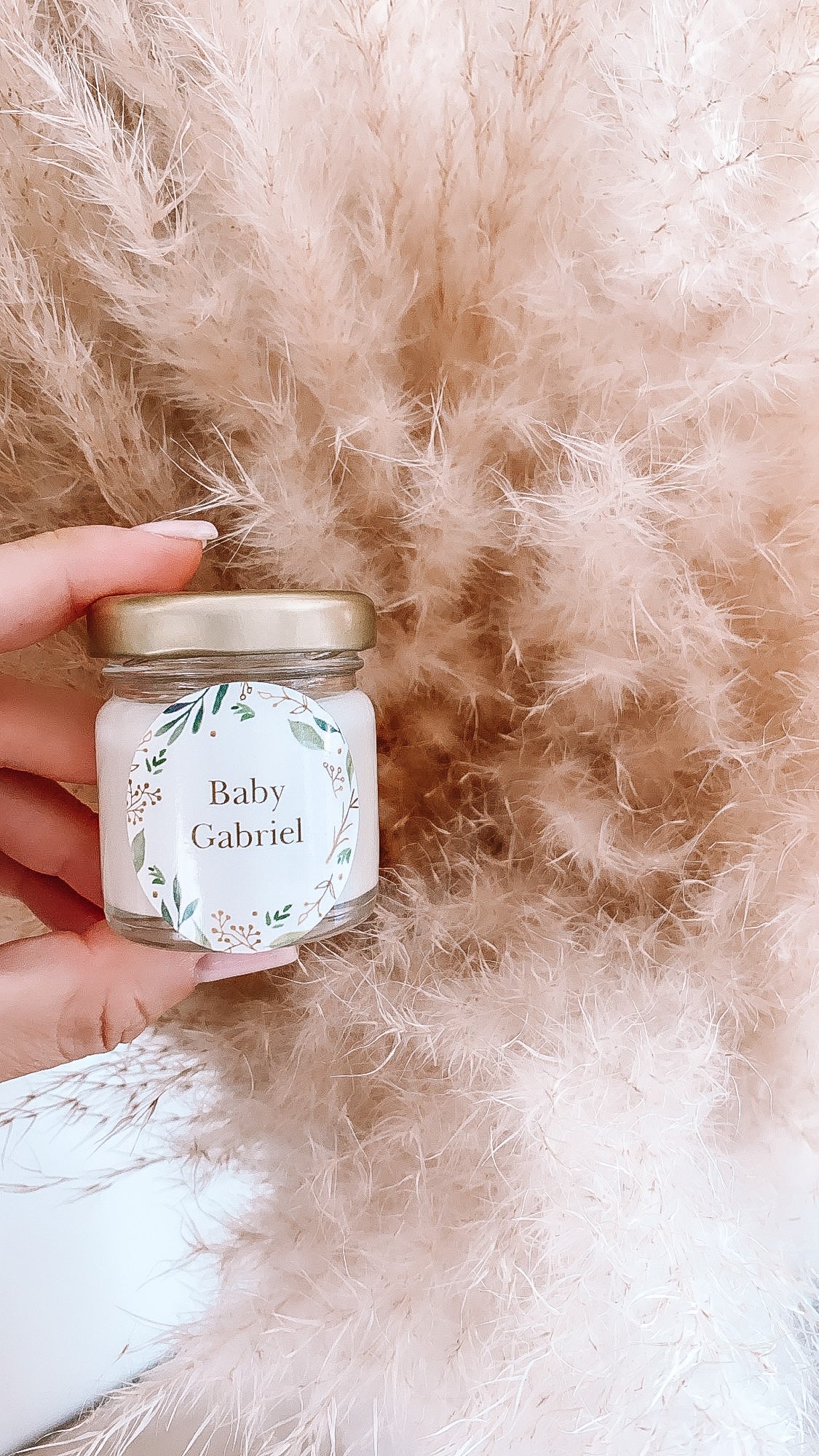 Mini guest candle stickers (Contact us)