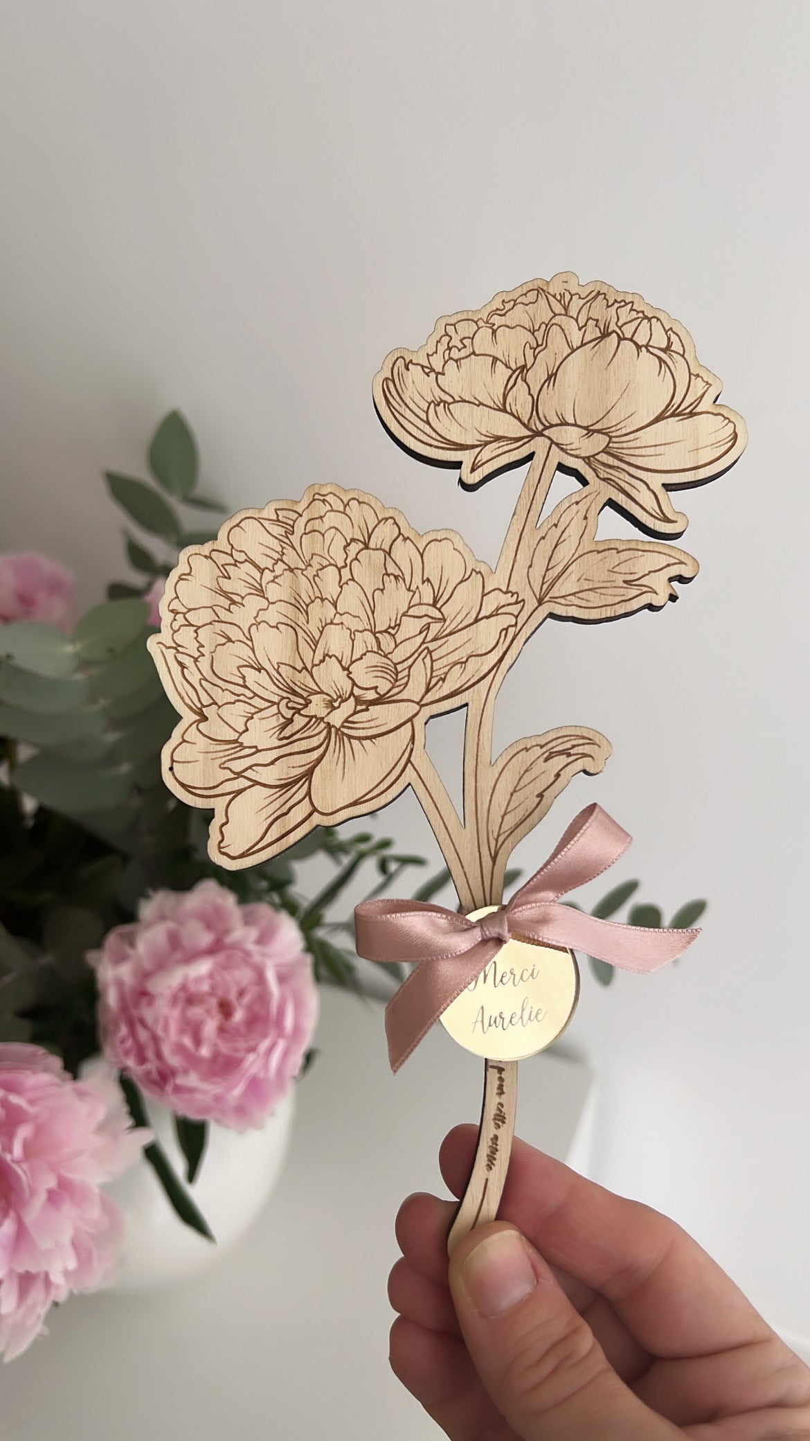 Peonías aromáticas personalizadas
