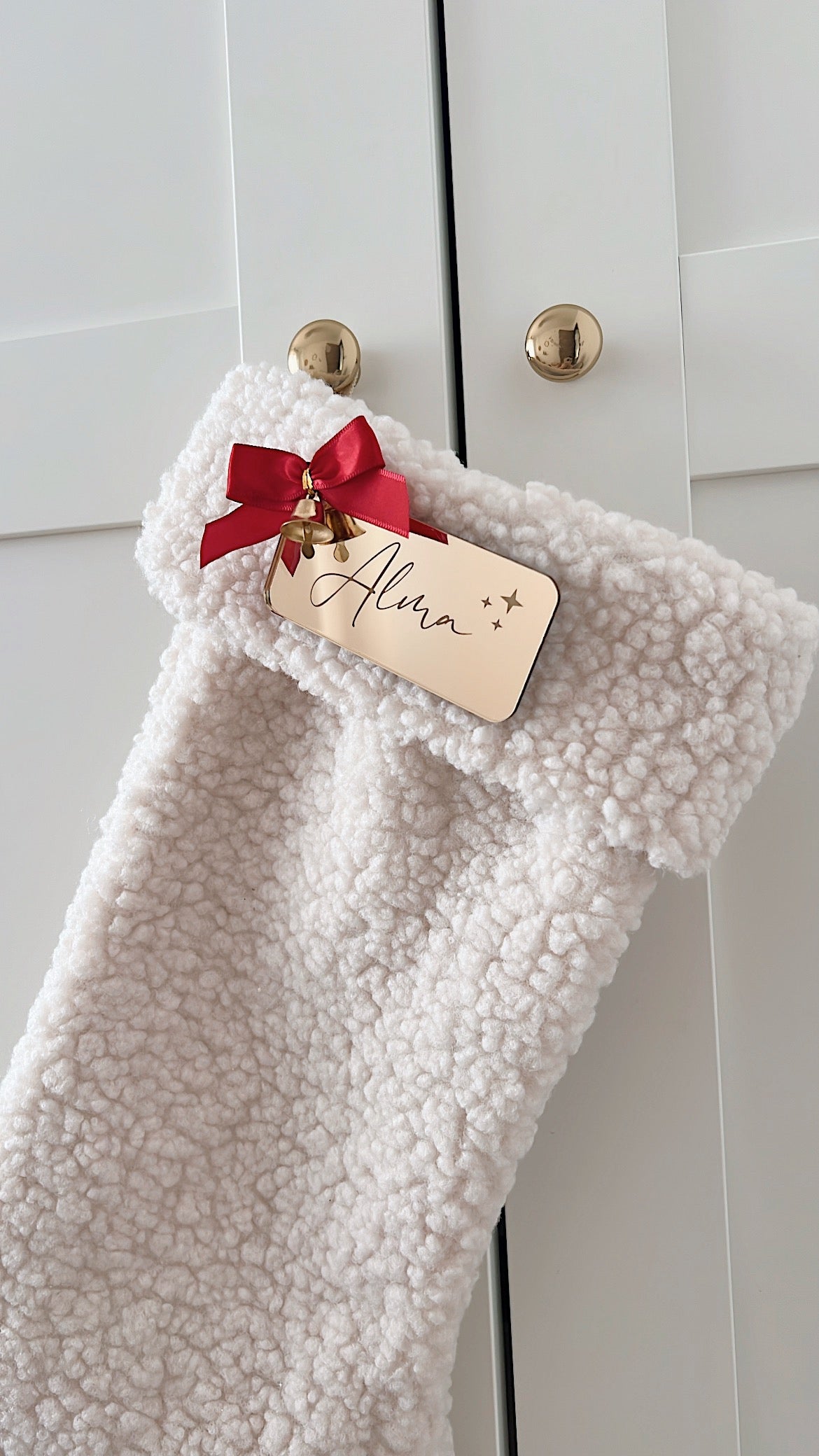 Chaussette de Noël Flocon Enchanté