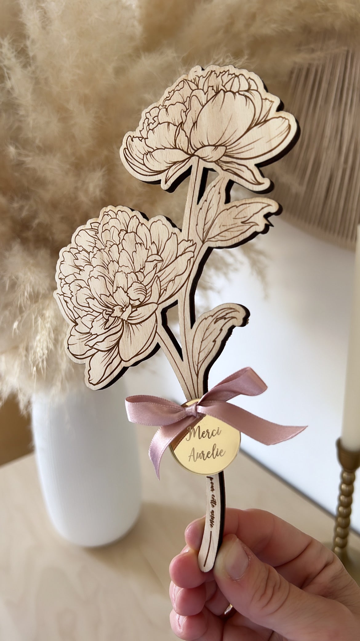 Peonías aromáticas personalizadas