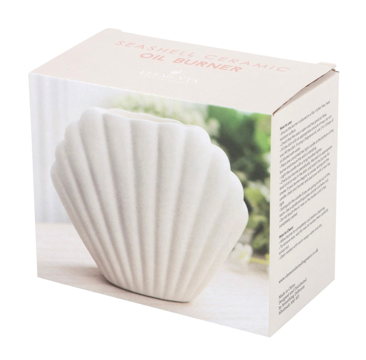 Quemador de incienso de concha