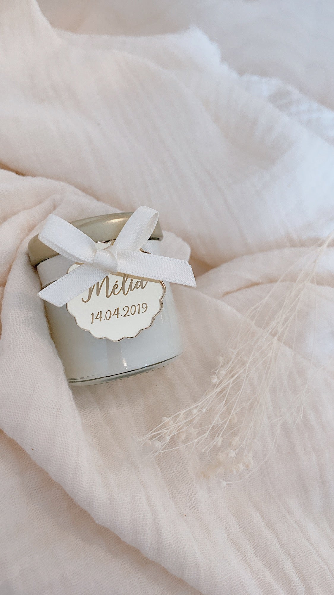 Personalized mirror guest candle (contact us)