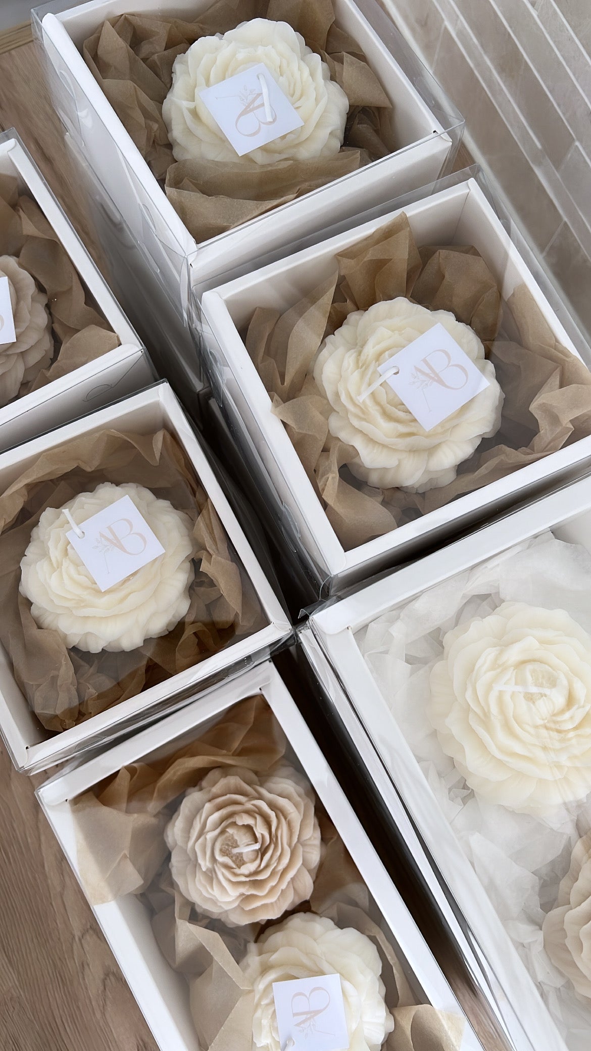 Caja de flores personalizada