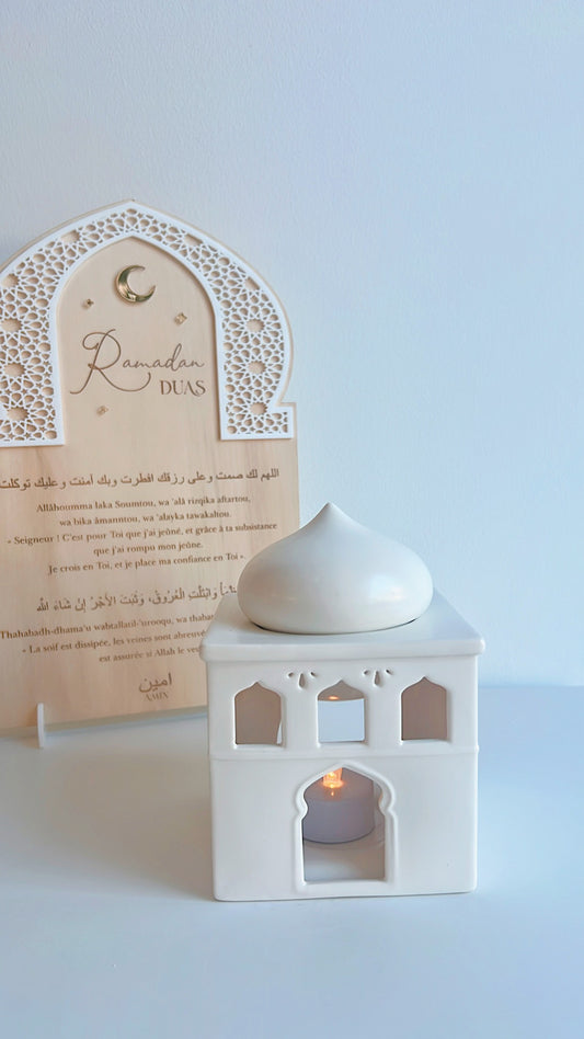 Quemador de incienso de concha