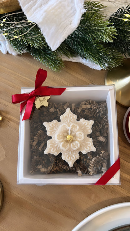Caja personalizada de copos de nieve y flores de invierno RUPTURA