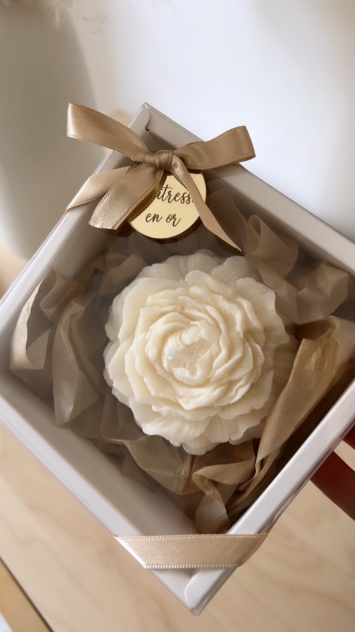 Caja de flores personalizada