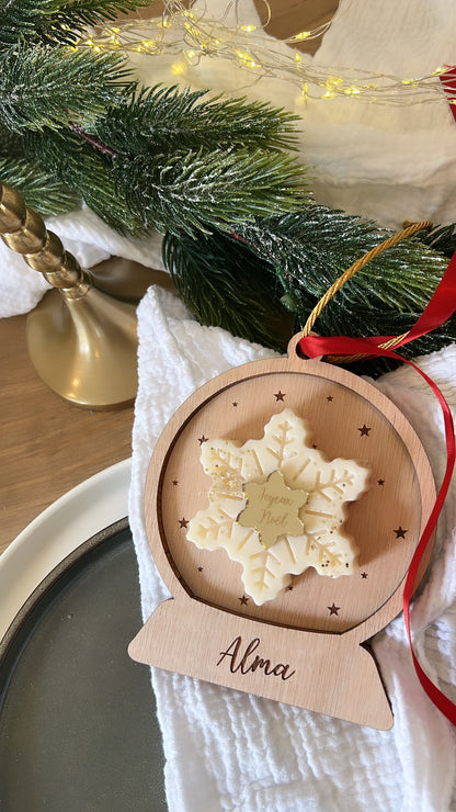 Adorno navideño personalizado Globo de nieve