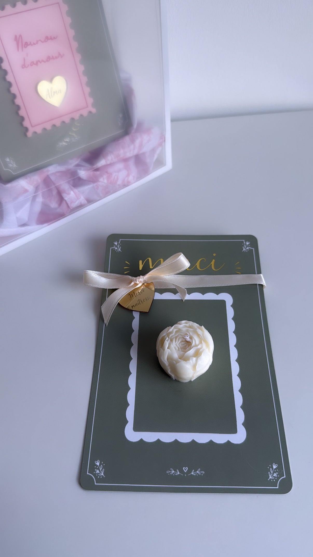 Llavero perfumado personalizado “Gracias”