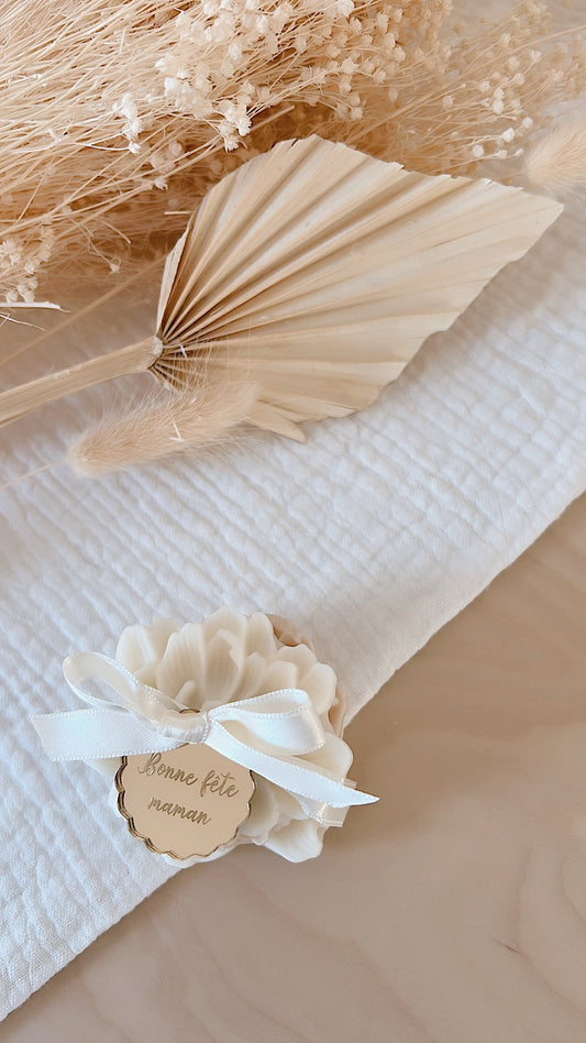 Set de Fondant Perfumado Personalizado PEONÍAS X3