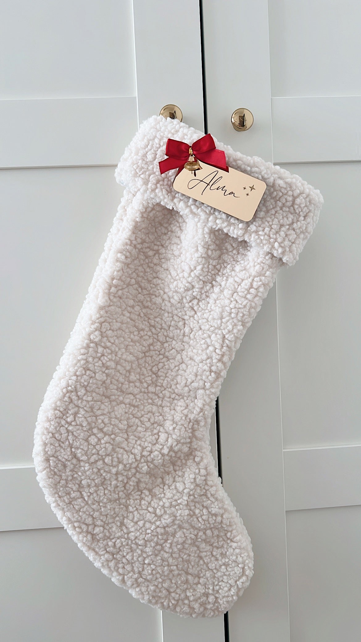 Chaussette de Noël Flocon Enchanté