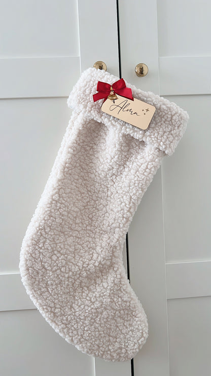 Chaussette de Noël Flocon Enchanté