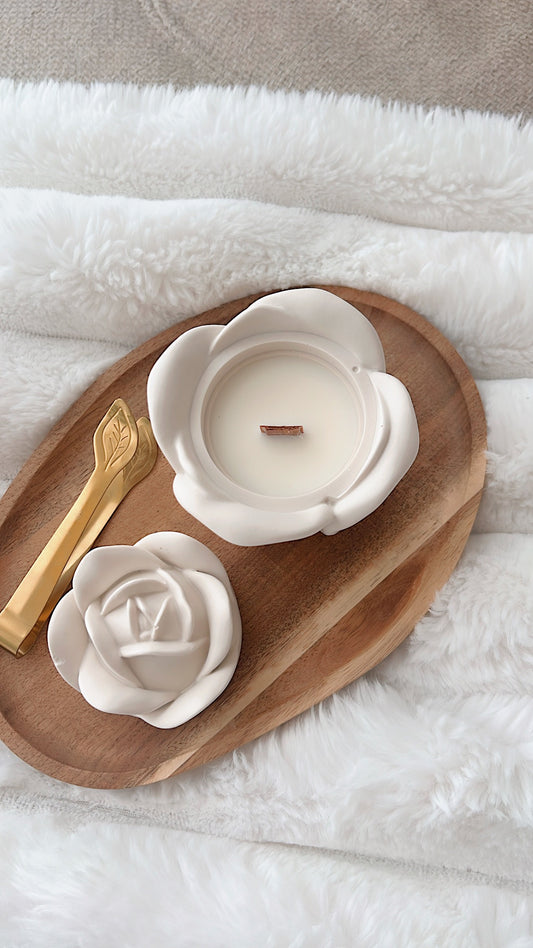 Bougie en contenant ROSA